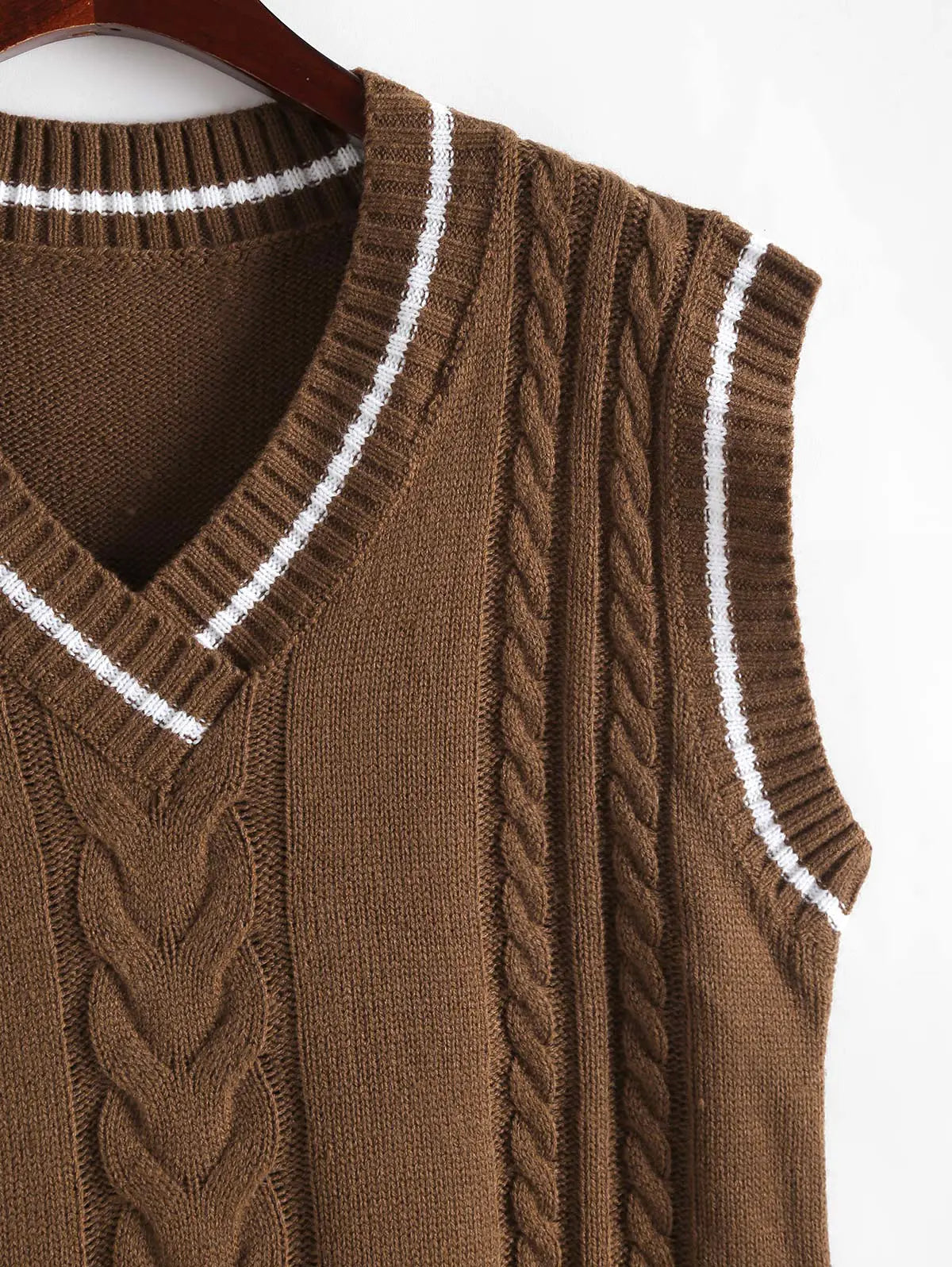 Cable Knit Cricket Sweater Vest