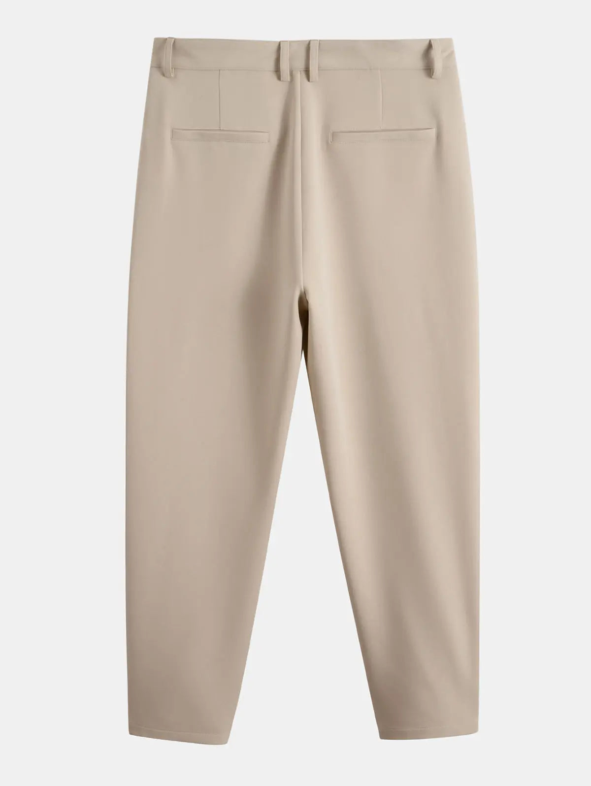 Ruched solid pants