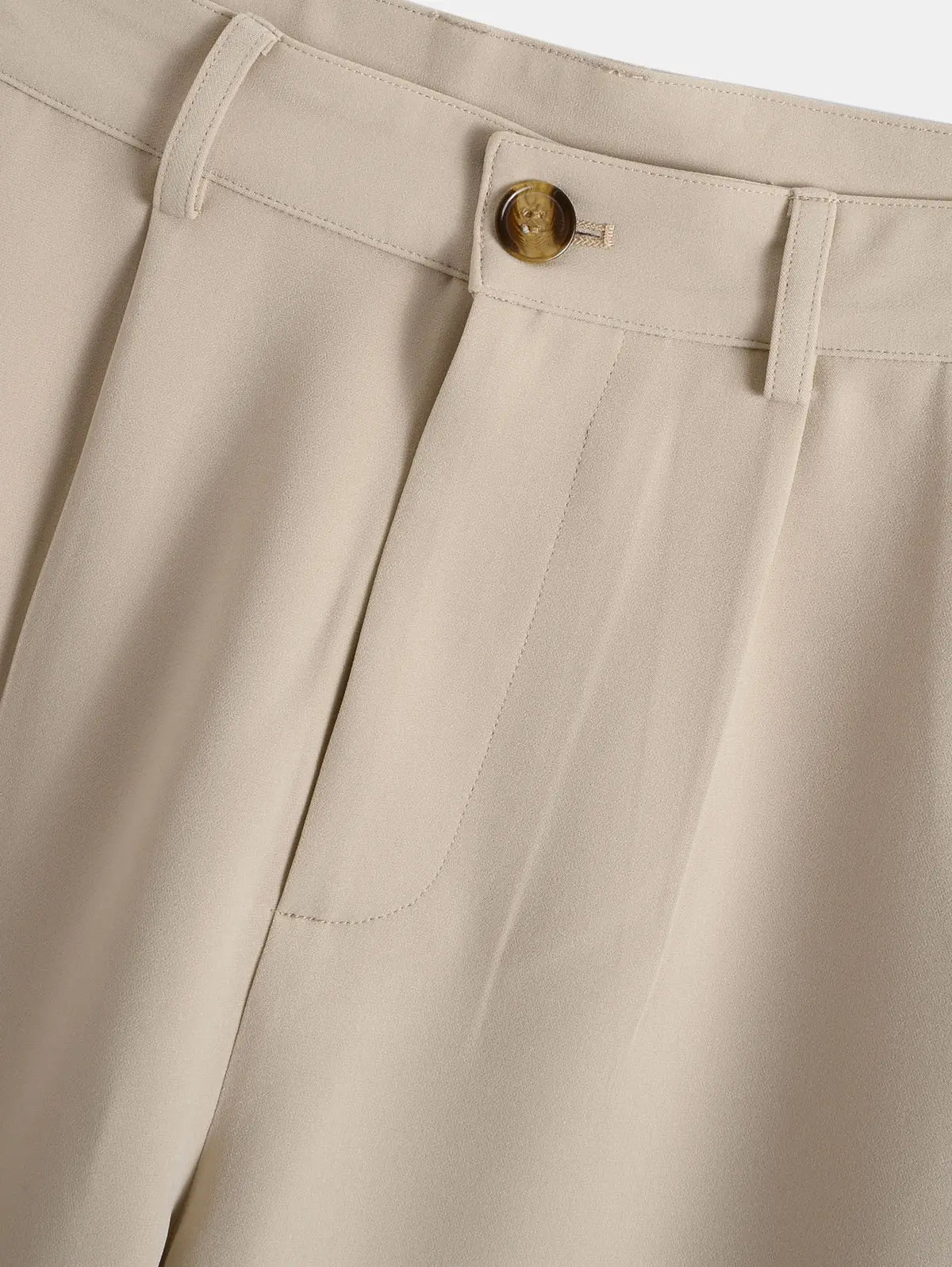 Ruched solid pants