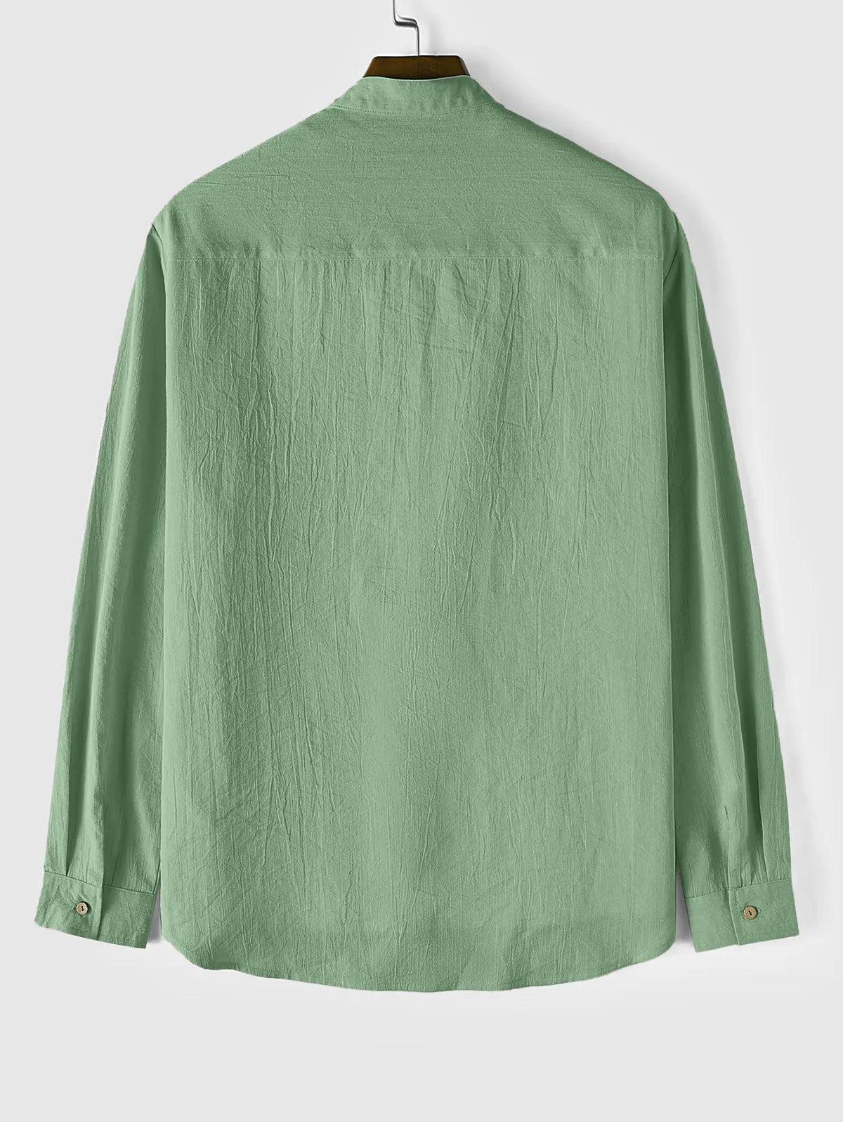 Basic long sleeve linnen shirt