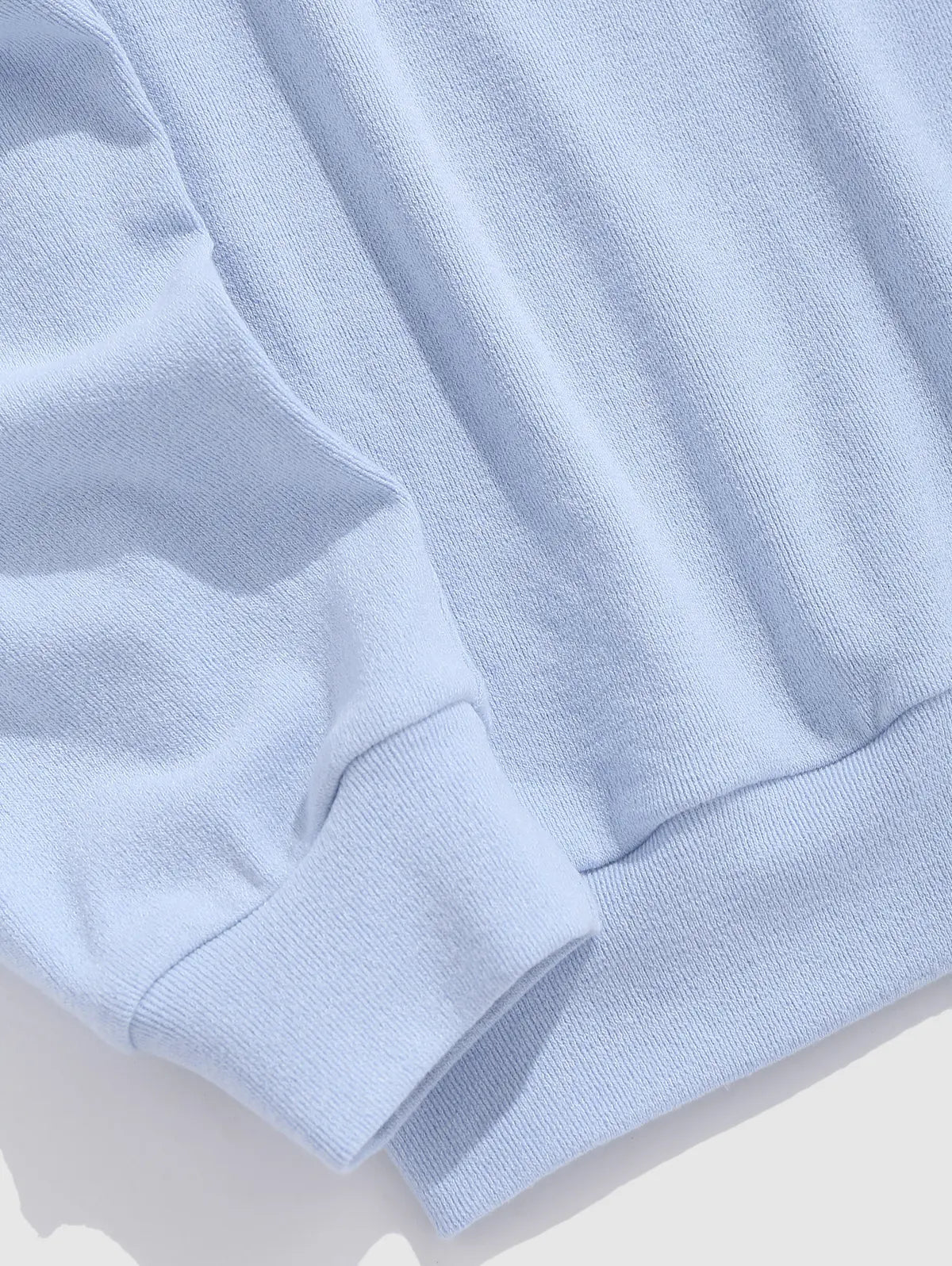 Light blue polo sweater